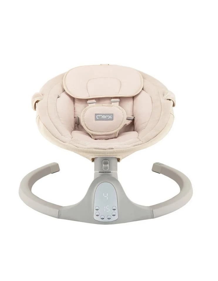MoMi KENANI ONYX Elektrische Babywippe Sandfarben