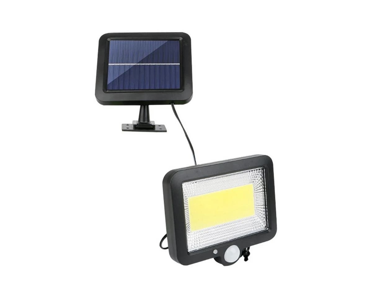 Forever Light Solar LED Wandleuchte SUNARI FLS-06 mit PIR Sensor Schwarz