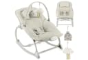 MoMi Babywippe Lapis Hellgrau mit Vibration & 8 Melodien Bild 2