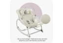MoMi Babywippe Lapis Hellgrau mit Vibration & 8 Melodien Bild 5