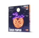 COFI 1453 LED Neonleuchte Halloween Kürbis Plexiglas Orange-Lila Bild 4