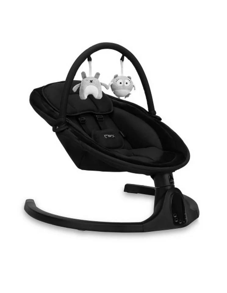 MoMi KENANI ONYX Elektrische Babywippe Schwarz mit Bluetooth - Bild 3