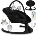 MoMi KENANI ONYX Elektrische Babywippe Schwarz mit Bluetooth Bild 4
