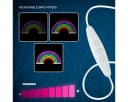Forever Light LED Dekolicht Neon Leuchte Regenbogen 5 Farben Dimmbar USB Bild 3