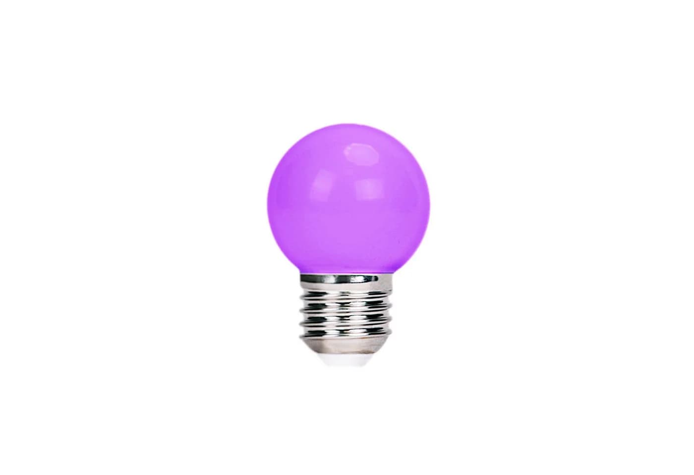 Forever Light LED-Leuchtmittel G45 E27 5er-Set Lila dekorativ