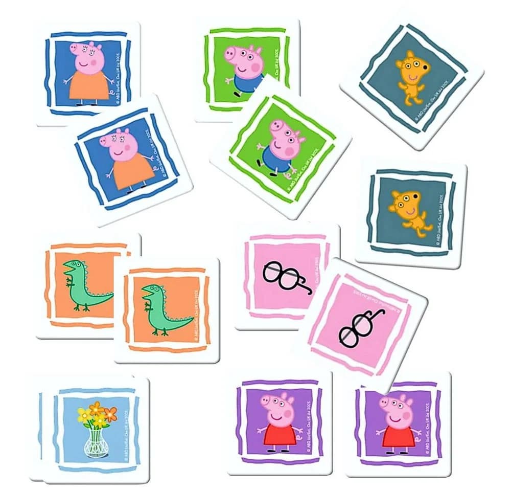 Peppa Pig Puzzle Memo und Puzzle Box 2 Puzzles 48 Puzzleteile - Bild 4