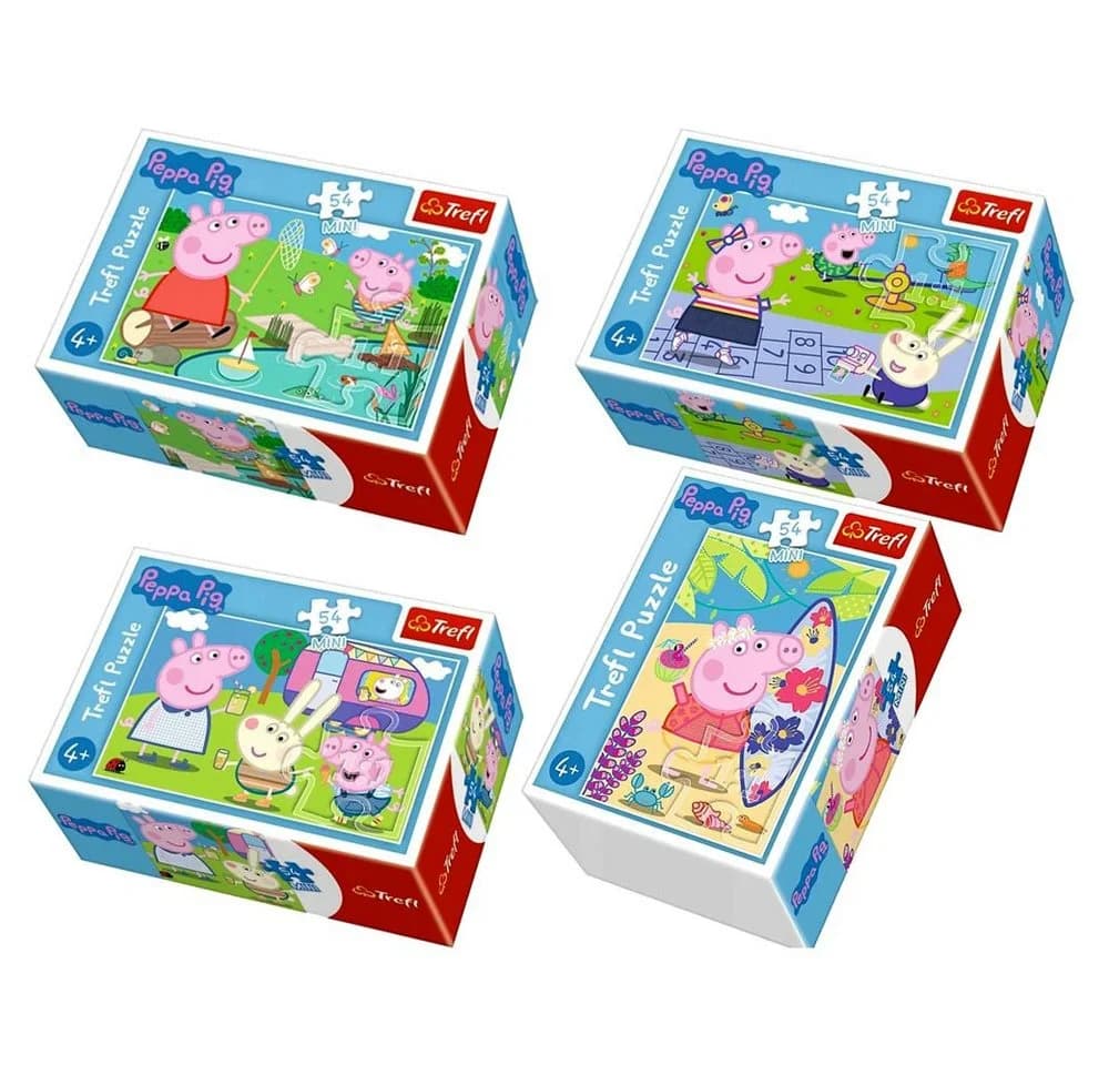 Peppa Pig Puzzle Memo und Puzzle Box 2 Puzzles 48 Puzzleteile - Bild 5