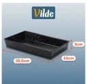 Vilde Backform Rechteckig Granit-Antihaftbeschichtung Schwarz Bild 4
