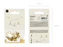 partydeco Cake Topper Erstkommunion 11cm gold 6er Set Bild 5