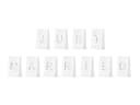 partydeco Papierlaterne Just Married / Hochzeit 19cm, 11 Stück Bild 2