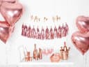partydeco Pappbecher She said yes! 220ml roségold 6er Set Bild 3