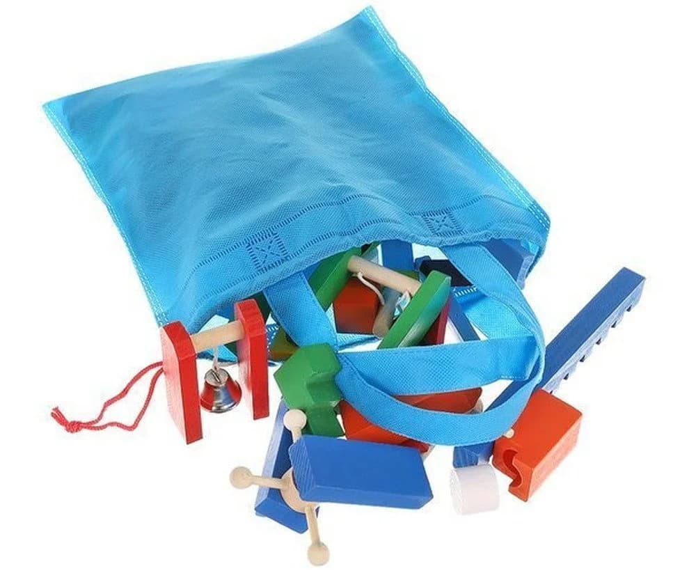 KRUZZEL Holzdominosteine Kinderspielsteine 1080 St. Bunt - Bild 4