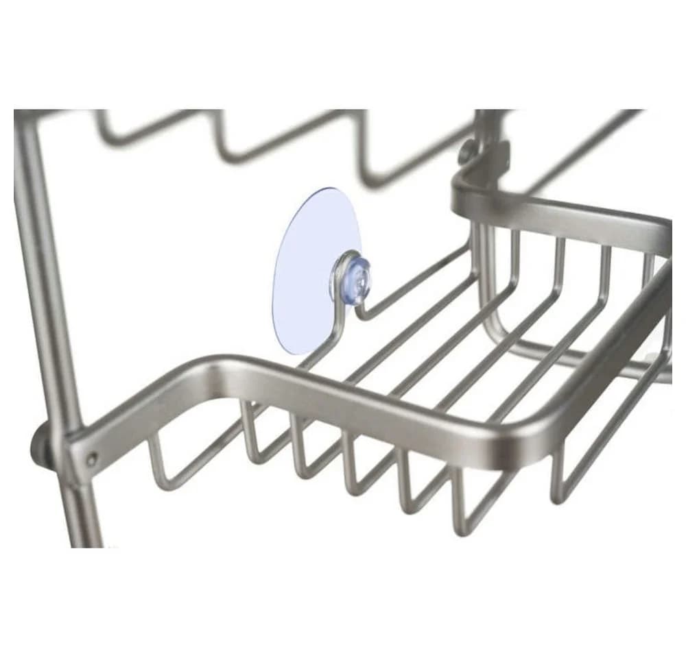 Malatec Duschregal Hängendes Duschablage ohne Bohren, Spar-Set 1-tlg., an den Rand der Kabine zu hängen - Bild 3