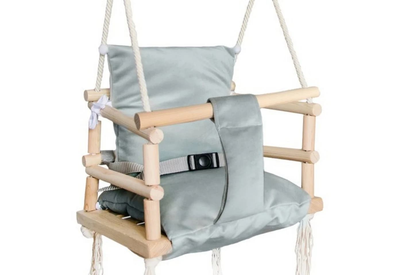 KRUZZEL Babyschaukel Grau Cleanaboo Skandinavisch - Bild 2