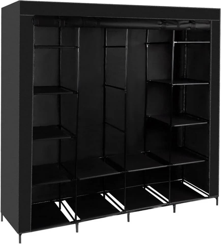 Ruhhy Kleiderschrank Stoffschrank 170x170 cm - Bild 3