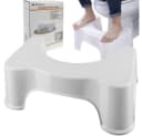 Ruhhy Toiletten-Fußhocker Weiß Polypropylen Bild 2