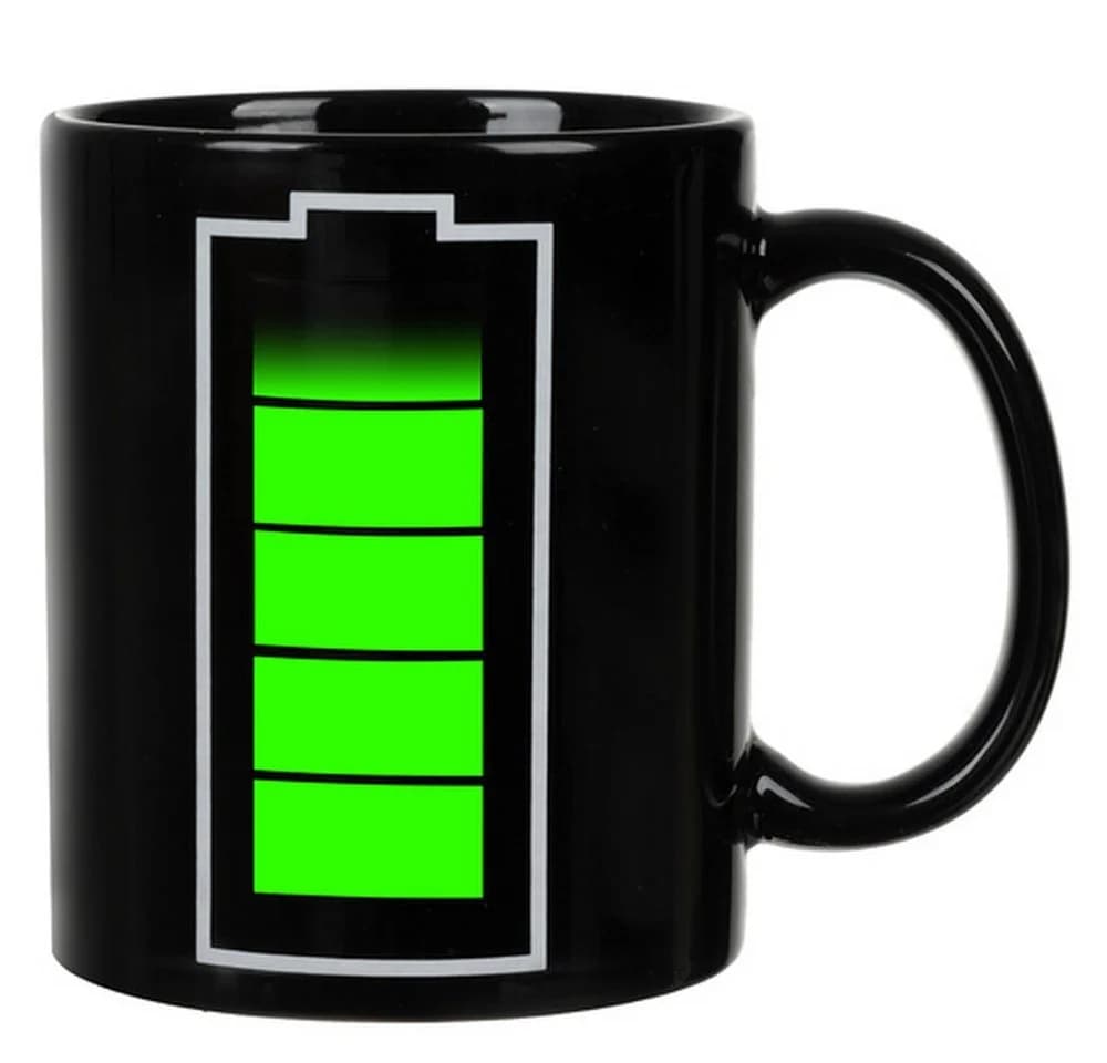 Ruhhy Magic Mug Farbwechsel-Kaffeetasse Schwarz Keramik 330 ml - Bild 2