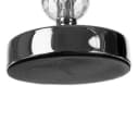 Ruhhy Kerzenständer Set 3-tlg. Silber Transparent Kristalloptik Spiegel-Effekt Bild 2