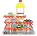 KRUZZEL Spiel-Parkhaus Holzparkplatz 4 Ebenen Bunt Bild 3