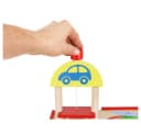 KRUZZEL Spiel-Parkhaus Holzparkplatz 4 Ebenen Bunt Bild 5