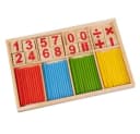 KRUZZEL Lernspielzeug Abakus Rechner Holzstäbchen Bild 2