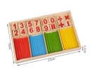 KRUZZEL Lernspielzeug Abakus Rechner Holzstäbchen Bild 4