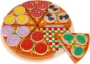 KRUZZEL Spielküche Pizza-Set aus Holz 27-teilig Bunt Bild 3