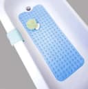 Ruhhy Badematte Rutschfest Blau Gummi Bild 3
