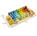 KRUZZEL Steckpuzzle Holzpuzzle 6-in-1 Sortierer Bunt 94 Teile Bild 1