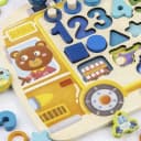 KRUZZEL Steckpuzzle Holzpuzzle 6-in-1 Sortierer Bunt 94 Teile Bild 5