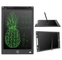 ISO TRADE 12 Zoll LCD Schreibtablett Schwarz mit Stift Bild 1