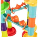 KRUZZEL Kugelbahn 3D Bausatz 113 Teile 30 Bälle Bunt Bild 3