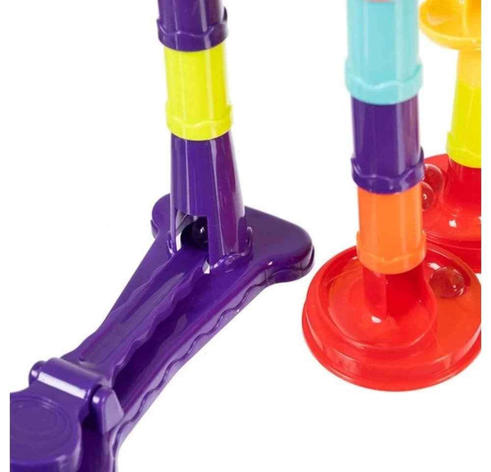 KRUZZEL Kugelbahn 3D Bausatz 113 Teile 30 Bälle Bunt - Bild 4