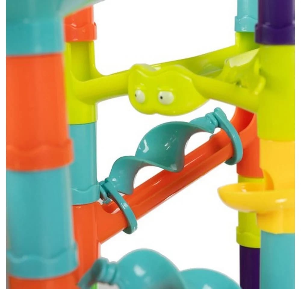 KRUZZEL Kugelbahn 3D Bausatz 113 Teile 30 Bälle Bunt - Bild 5