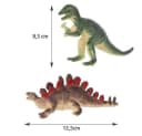 KRUZZEL 12-tlg. Dinosaurierfiguren Set Bunt PVC Kinderspielzeug Bild 3