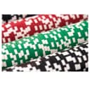 MALATEC Pokerkoffer Set 500 Chips Bunt Texas Hold'em Bild 1