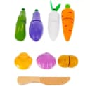 KRUZZEL Lernspielzeug Holzspielzeug Obst- und Gemüseschneideset Bild 3