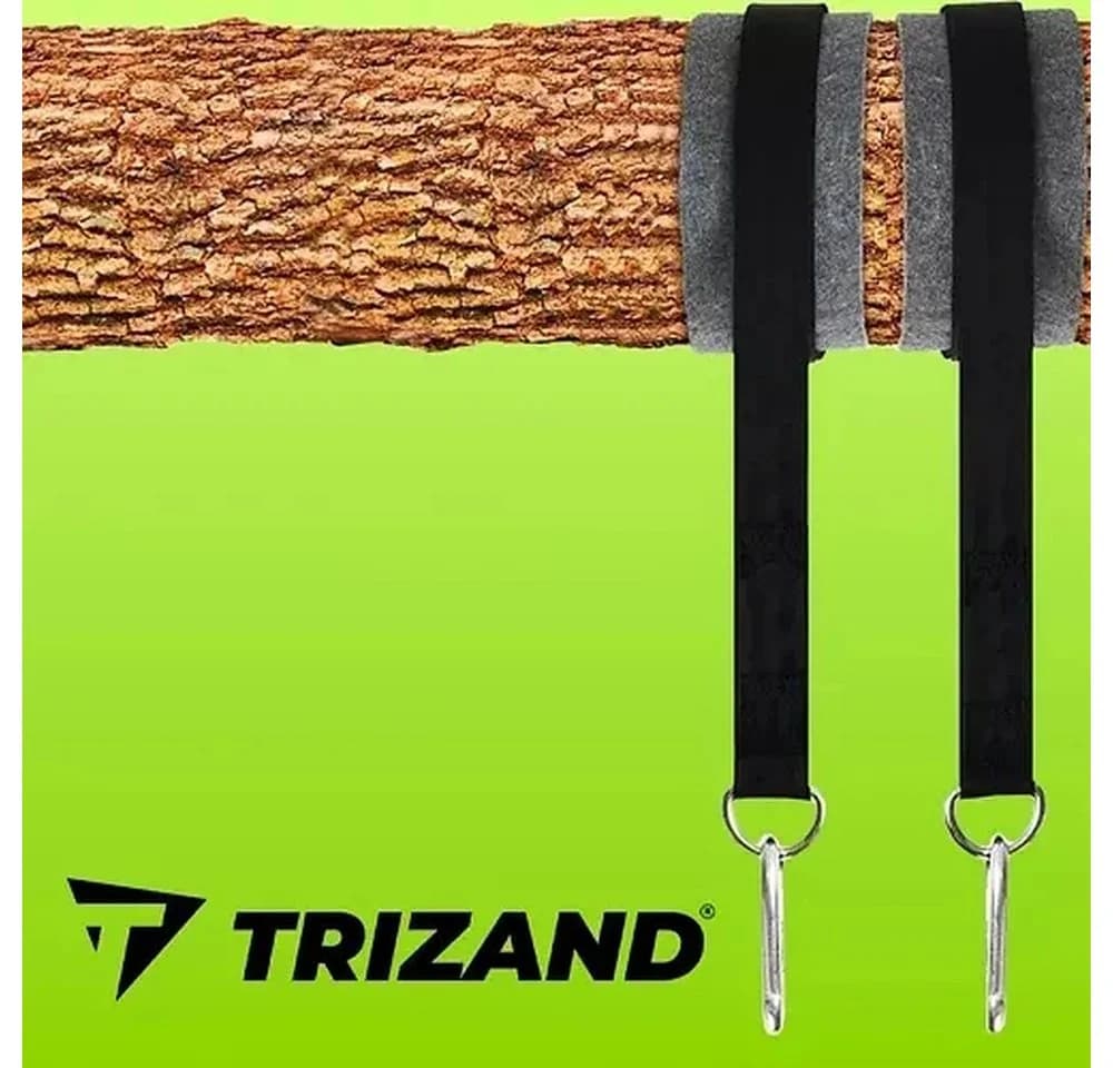 Trizand Baumgurt-Set Schwarz Nylon 152 cm