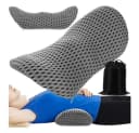 MALATEC Lendenkissen Schwarz/Blau Memory-Schaum Bild 2