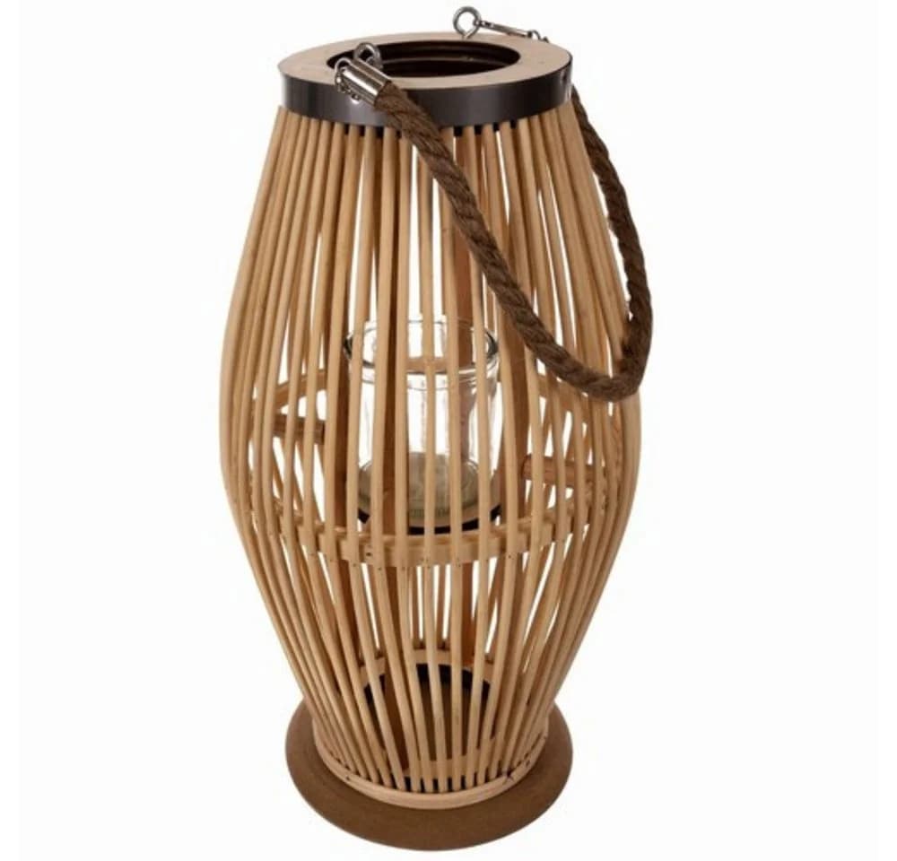 Ruhhy Kerzenlaterne Bambus-Rattan Laterne - Bild 2