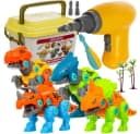 KRUZZEL Dinosaurier Bausatz 4-in-1 mit 85 Bausteinen Bild 2