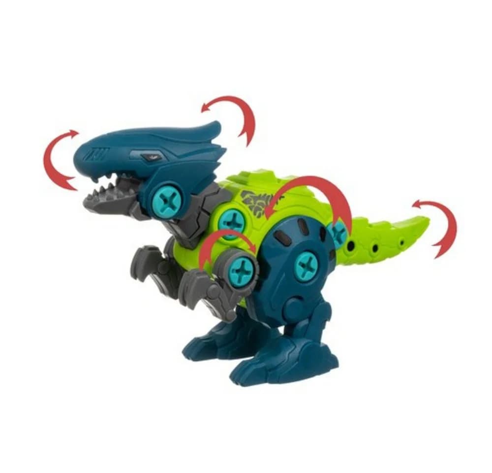 KRUZZEL Dinosaurier Bausatz 4-in-1 mit 85 Bausteinen - Bild 5