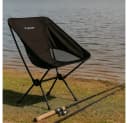 Trizand Campingstuhl Klappstuhl Angelstuhl Schwarz Bild 5