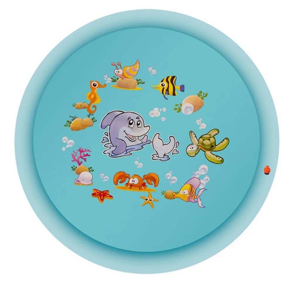 KRUZZEL Spiel-Wassersprenkler Kinder Wassersprinkler Wasserfontänenmatte 165 cm - Bild 4