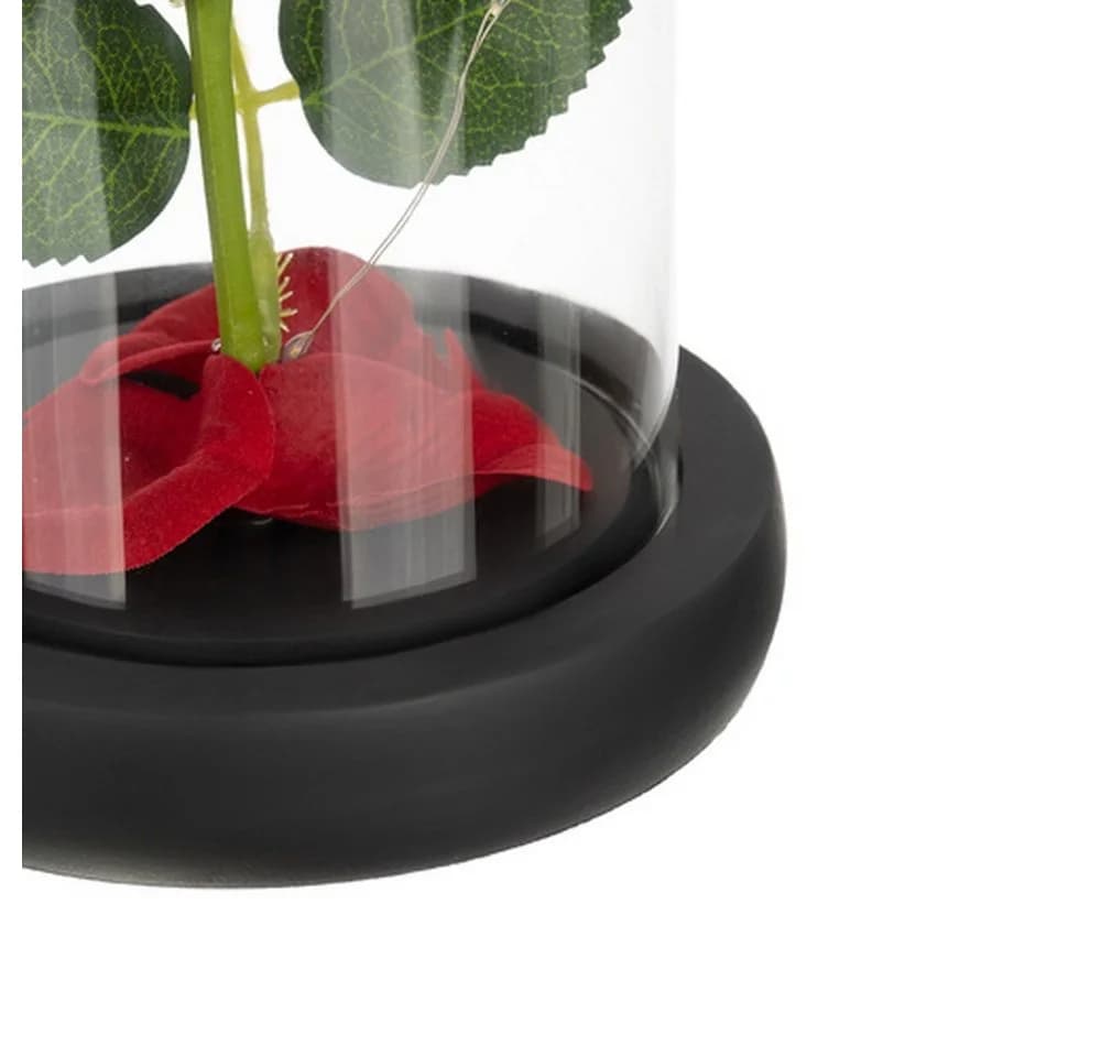 RUHHY LED Rose im Glas mit Glaskuppel und Geschenkbox - Bild 4