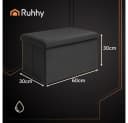 Ruhhy Pouf Hocker Sitzbox Samtpouf 54 l Stauraum Bild 1