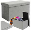 Ruhhy Stauraumhocker Stoffpouf Sitzbox Truhe XL Bild 2