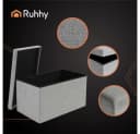 Ruhhy Stauraumhocker Stoffpouf Sitzbox Truhe XL Bild 4
