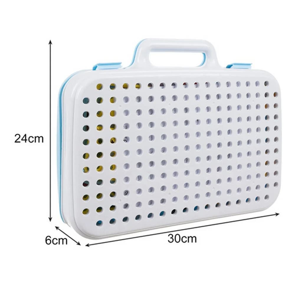 ISO TRADE Lernspielzeug Kreativ-Mosaik mit Schraubendreher 196-St. 3D-Bausteine