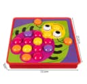 ISO TRADE Lernpuzzle Mosaik Knopfpuzzle Bild 1